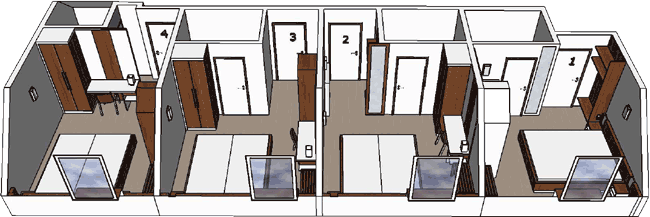 Gstezimmer Perspektive